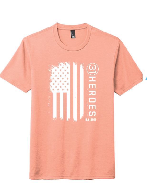 Flag Triblend Softstyle Tee / 8 Colors / 31 Heroes