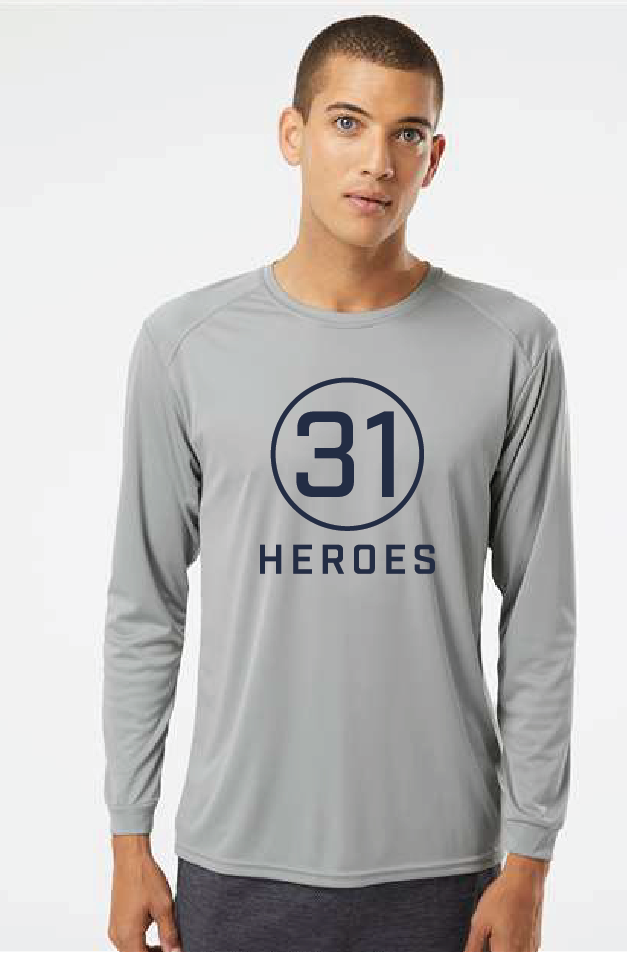 UPF 50+ Long Sleeve Long Sleeve Tee / Aluminum